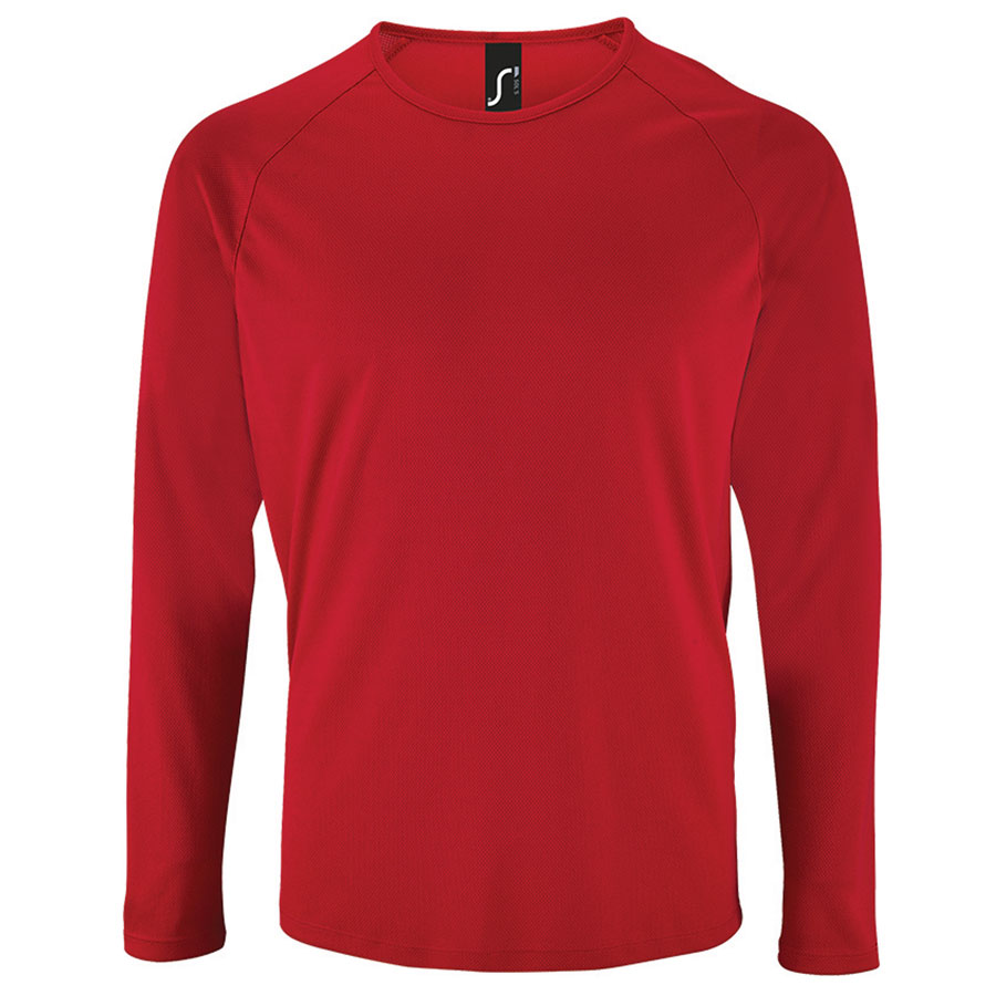 TEE-SHIRT RESPIRANT MANCHES LONGUES PERSONNALISABLE HOMME 'KOURY' 140 GR/M²