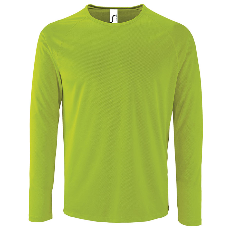 TEE-SHIRT RESPIRANT MANCHES LONGUES PERSONNALISABLE HOMME 'KOURY' 140 GR/M²