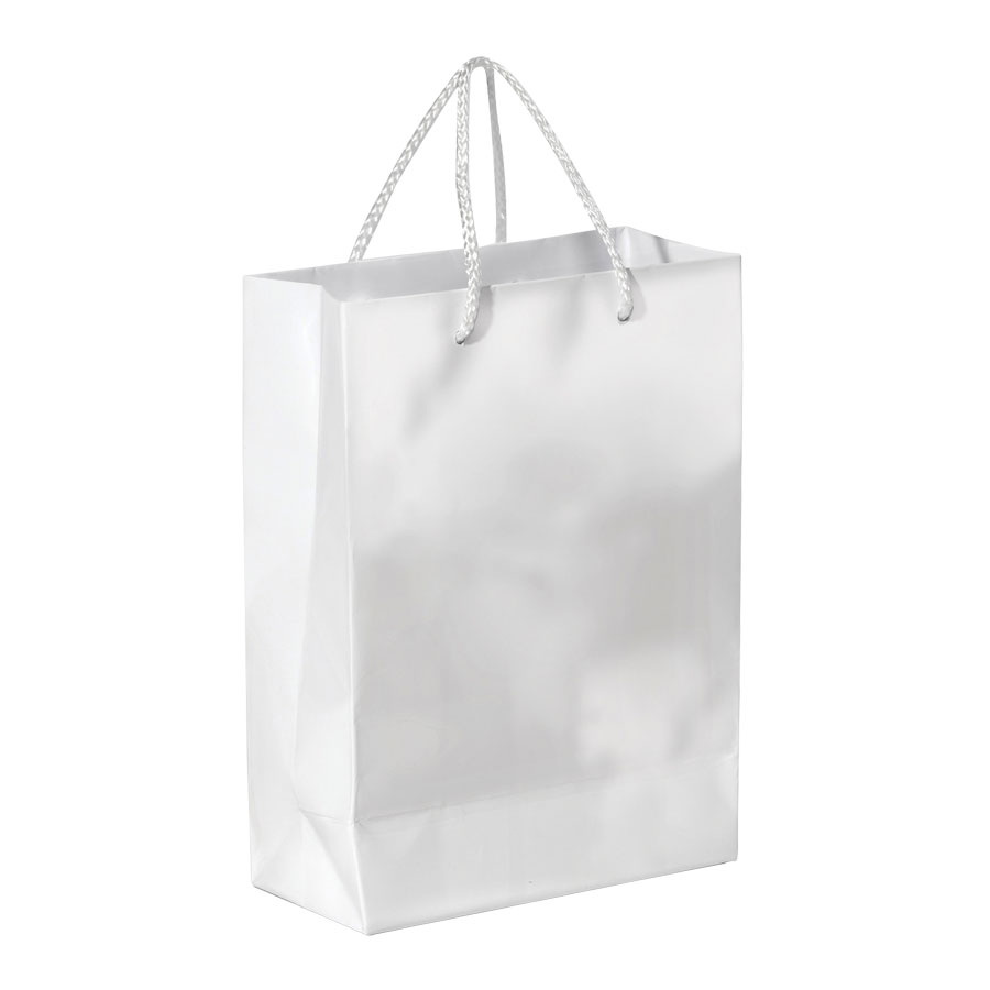 SAC PAPIER COLORE PUBLICITAIRE ANSES CORDELETTES 'YARA' 18X24X8 CM