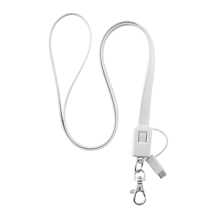 CÂBLE TOUR DE COU PERSONNALISABLE 2 EN 1 'KODIKA'