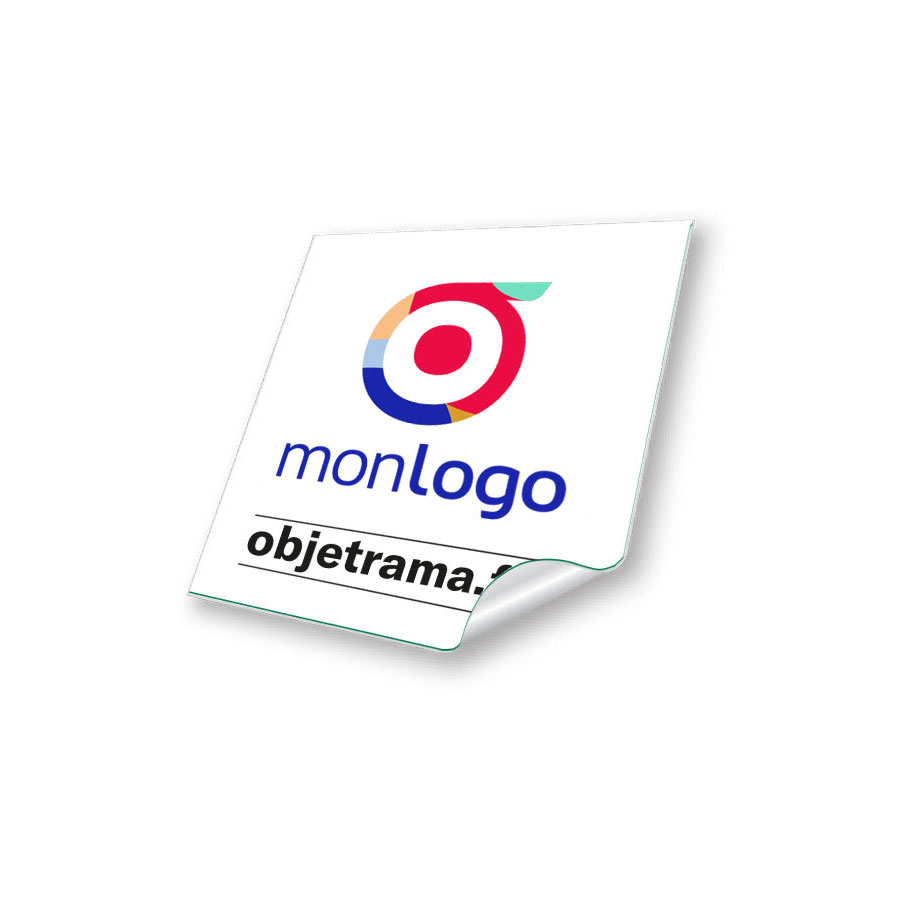 LOT DE 500 AUTOCOLLANTS PUBLICITAIRES