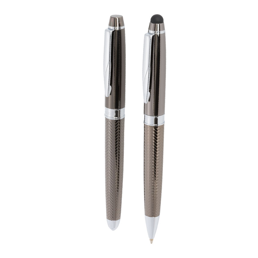 PARURE PUBLICITAIRE ROLLER ET STYLO/STYLET 'AROSA' LUXE®