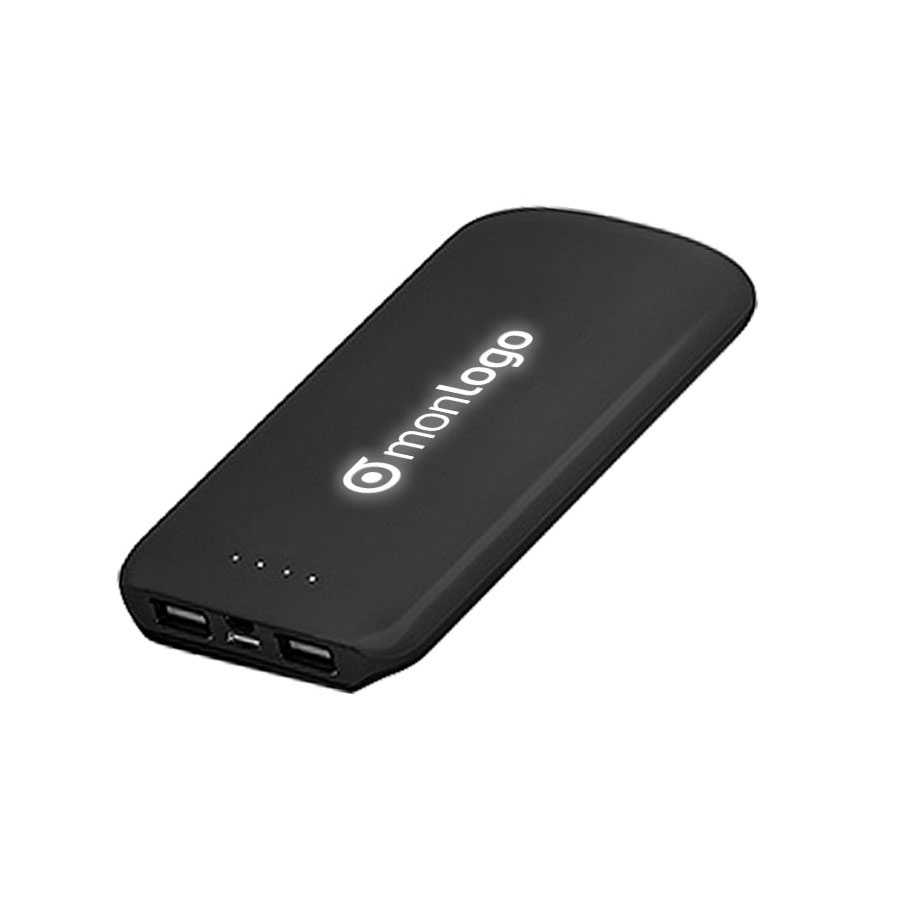 BATTERIE DE SECOURS PROMOTIONNELLE AVEC LOGO LUMINEUX 'POWERLED'