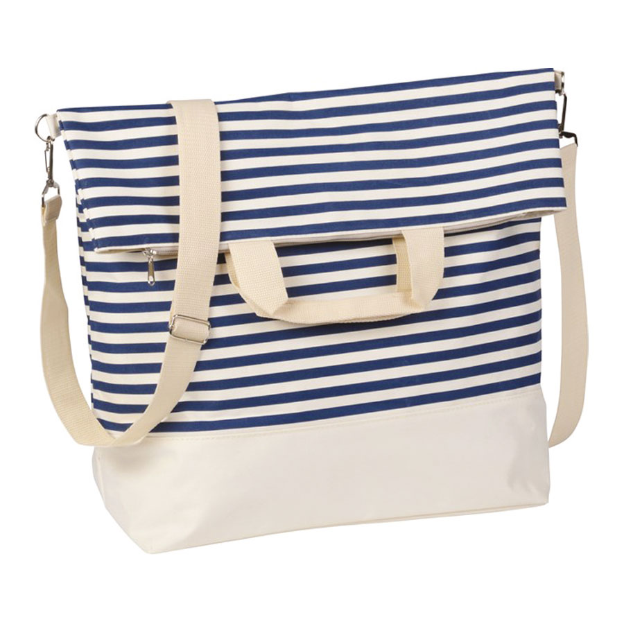 SAC DE PLAGE PERSONNALISABLE MOTIF MARINIÈRE 'MARINA'