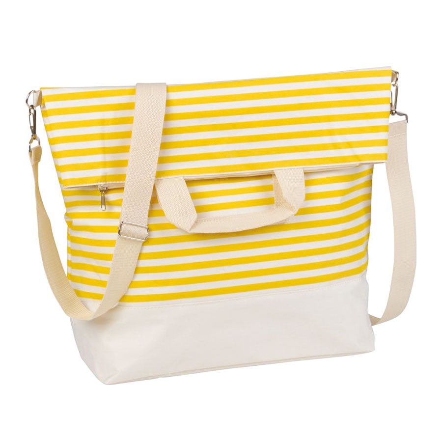 SAC DE PLAGE PERSONNALISABLE MOTIF MARINIÈRE 'MARINA'