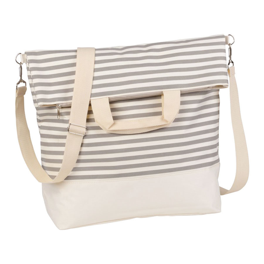 SAC DE PLAGE PERSONNALISABLE MOTIF MARINIÈRE 'MARINA'