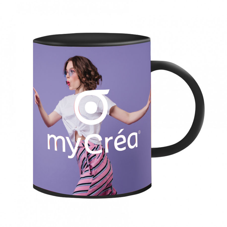 MUG PUBLICITAIRE EN PLASTIQUE 'CUP MUG 35' QUADRICHROMIE IML