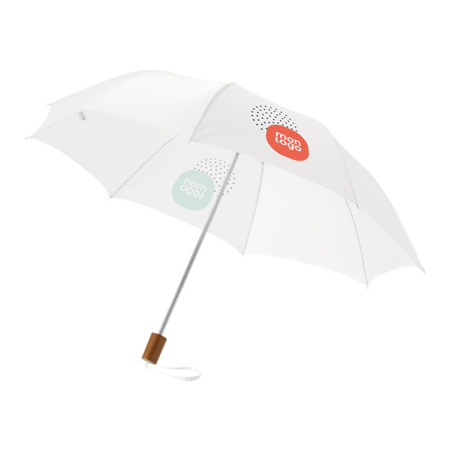 PARAPLUIE PLIABLE PERSONNALISÉ EN QUADRICHROMIE 'LINWOOD'