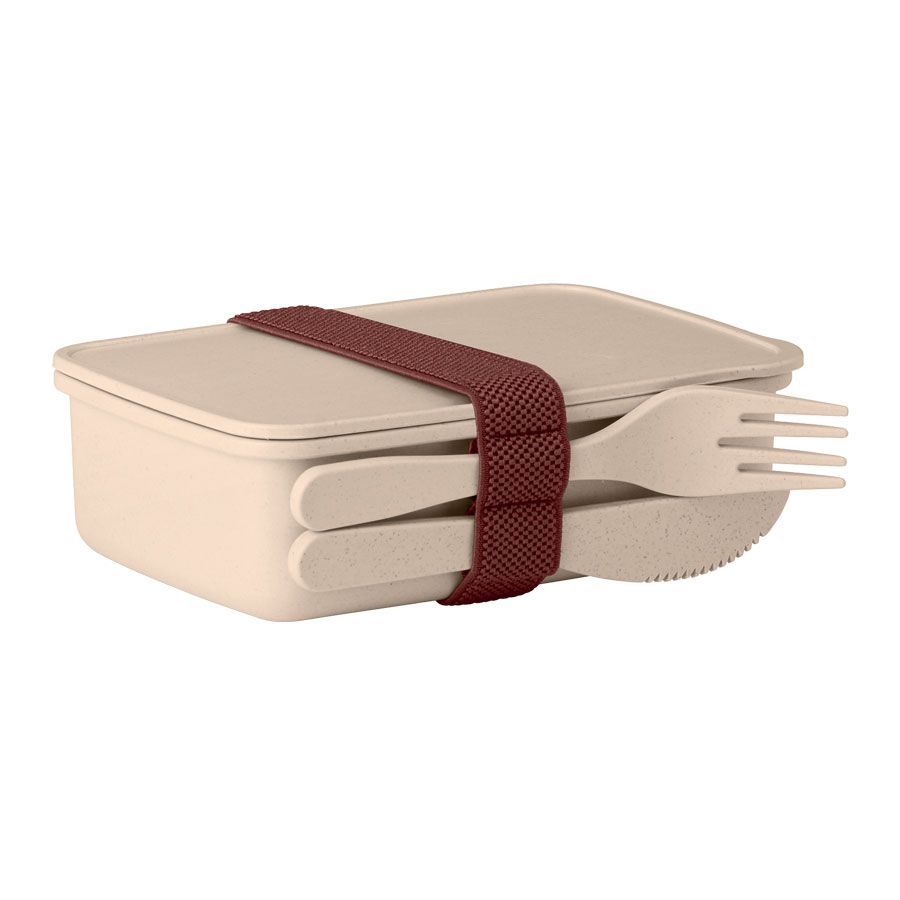 BOÎTE À REPAS EN BAMBOU PUBLICITAIRE 'COMIDA'