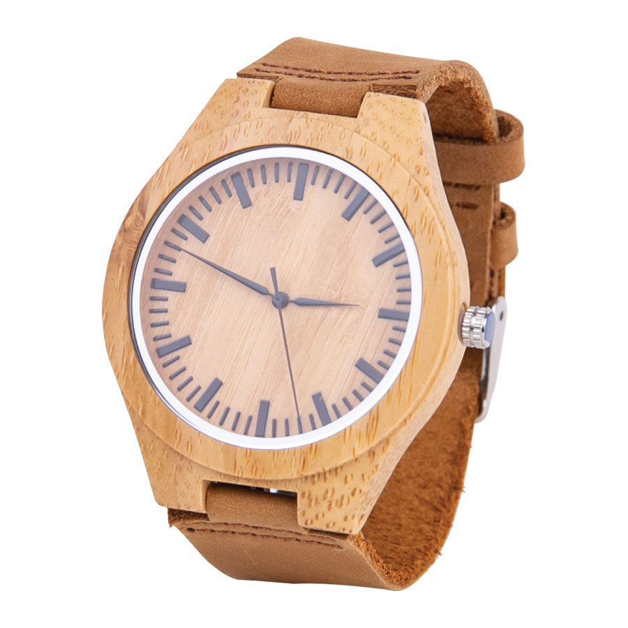 MONTRE PUBLICITAIRE EN BOIS 'WOOTCH'