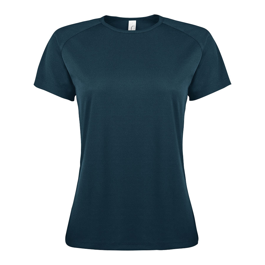 TEE-SHIRT PERSONNALISÉ RESPIRANT FEMME 'SPORTY' 140 GR/M²
