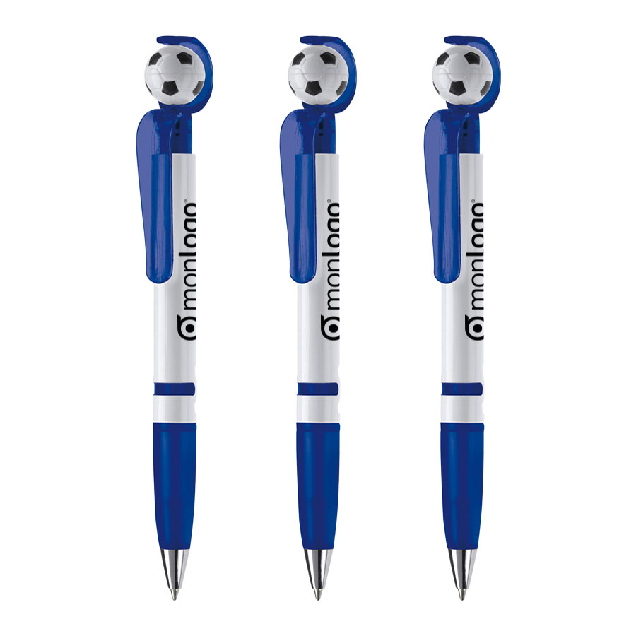 LOT DE 500 STYLOS PUBLICITAIRES MOTIF BALLON DE FOOTBALL 'HIGHBURY'