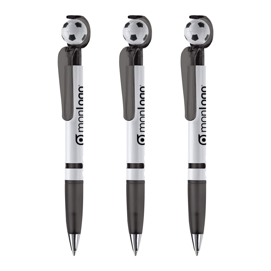 LOT DE 500 STYLOS PUBLICITAIRES MOTIF BALLON DE FOOTBALL 'HIGHBURY'