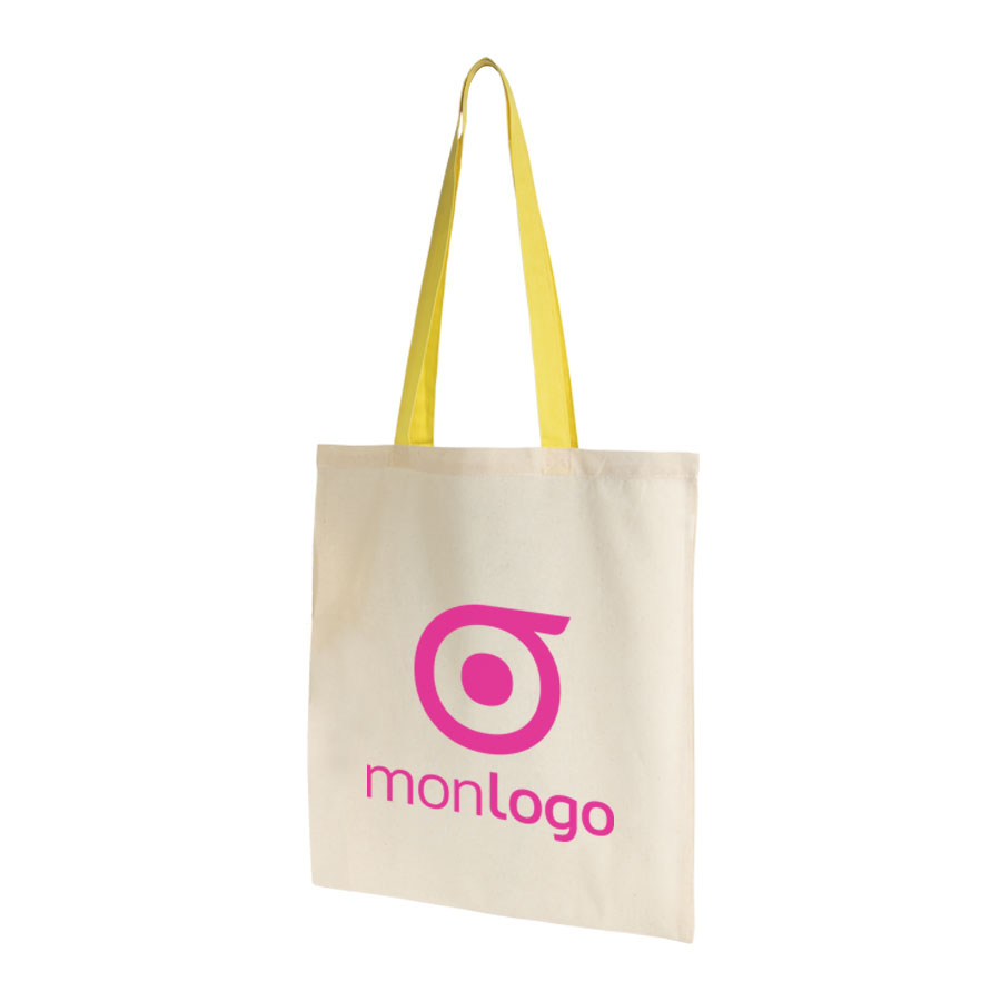 LOT DE 100 SACS SHOPPING COTON ANSES LONGUES 'AURIANA' - EXPEDITION EXPRESS 72H