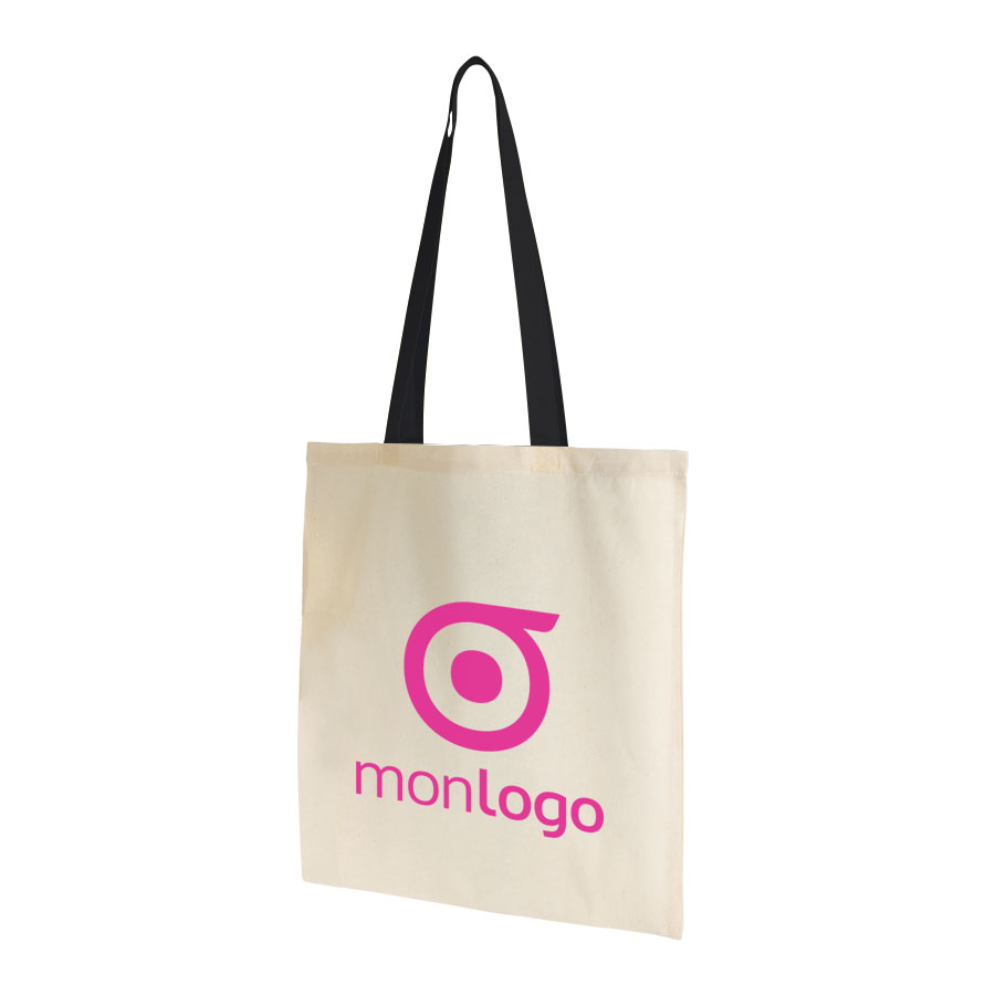 LOT DE 100 SACS SHOPPING COTON ANSES LONGUES 'AURIANA' - EXPEDITION EXPRESS 72H