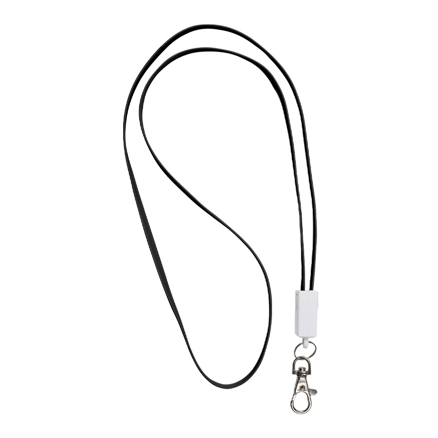 CÂBLE TOUR DE COU MICRO-USB/LIGHTNING® PUBLICITAIRE 'KOVACO'