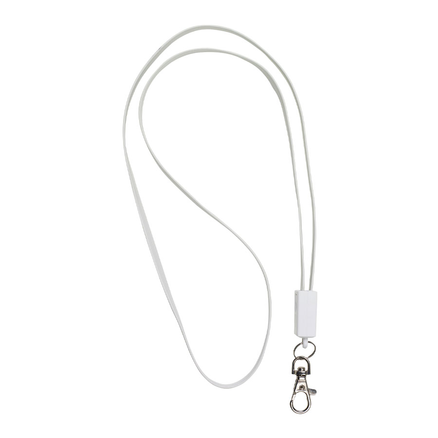 CÂBLE TOUR DE COU MICRO-USB/LIGHTNING® PUBLICITAIRE 'KOVACO'