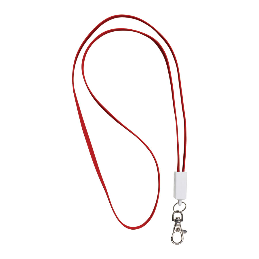 CÂBLE TOUR DE COU MICRO-USB/LIGHTNING® PUBLICITAIRE 'KOVACO'