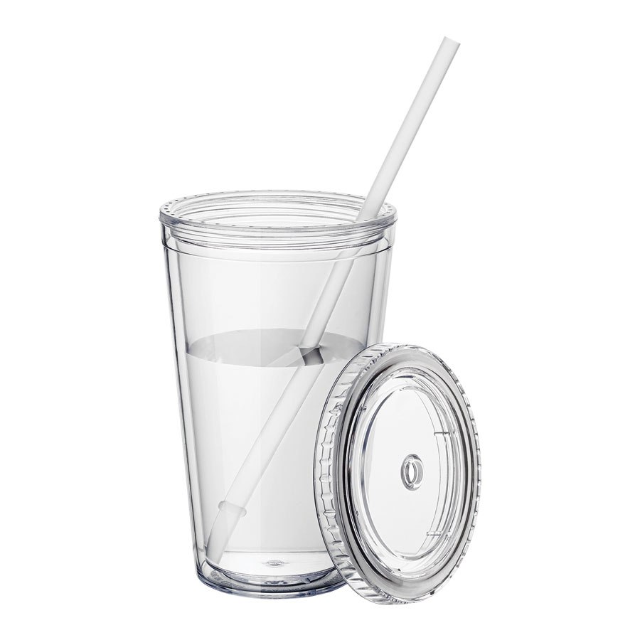 GOBELET AVEC PAILLE PUBLICITAIRE 'MASON'