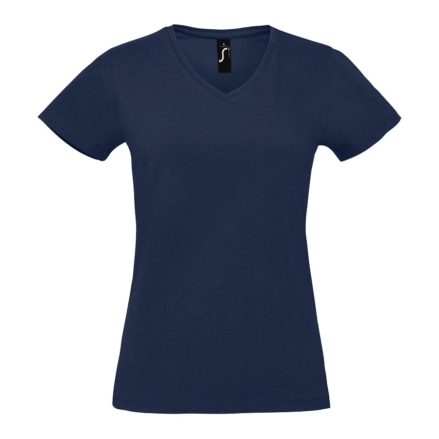 TEE-SHIRT FEMME PUBLICITAIRE COL V 'IMPERIAL V'