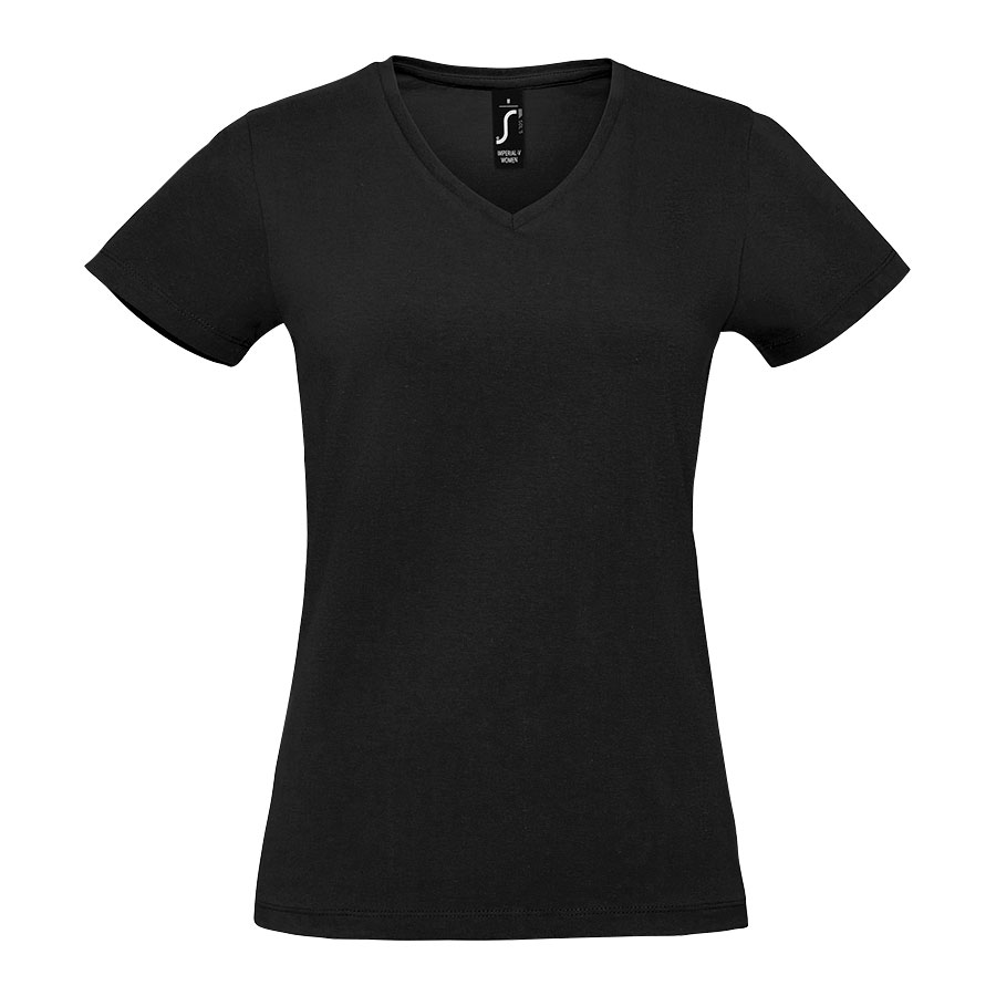 TEE-SHIRT FEMME PUBLICITAIRE COL V 'IMPERIAL V'