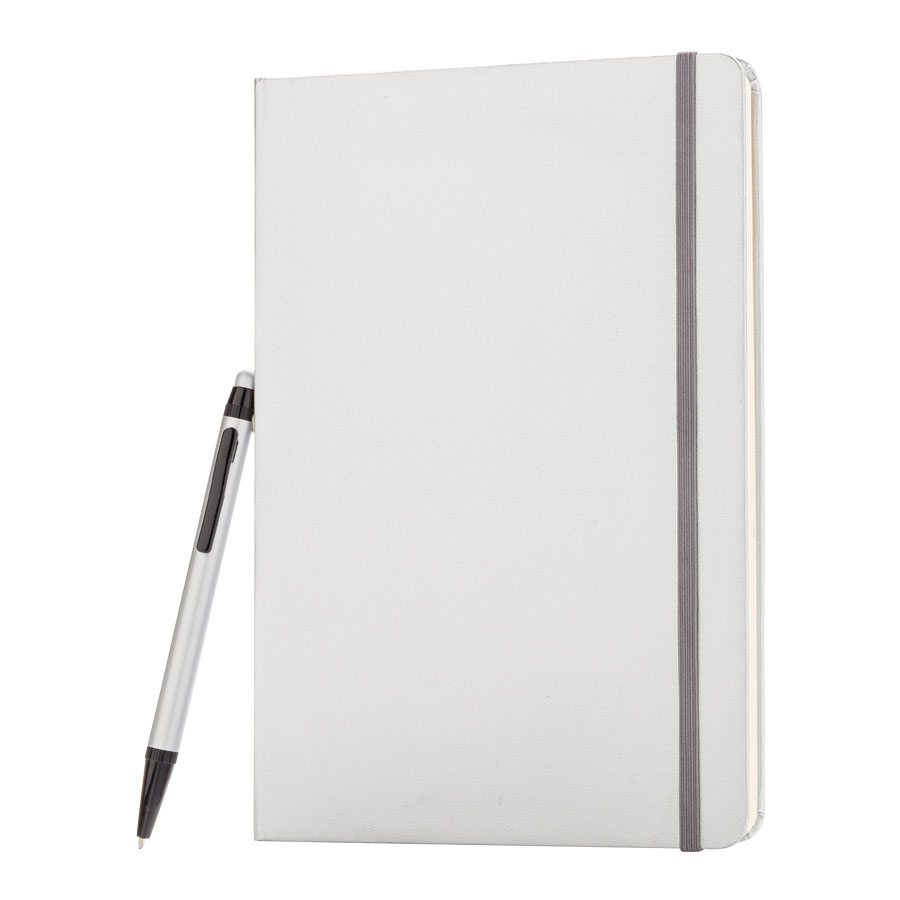 CARNET PUBLICITAIRE A5 LIGNE AVEC STYLO/STYLET 'BLANKA'