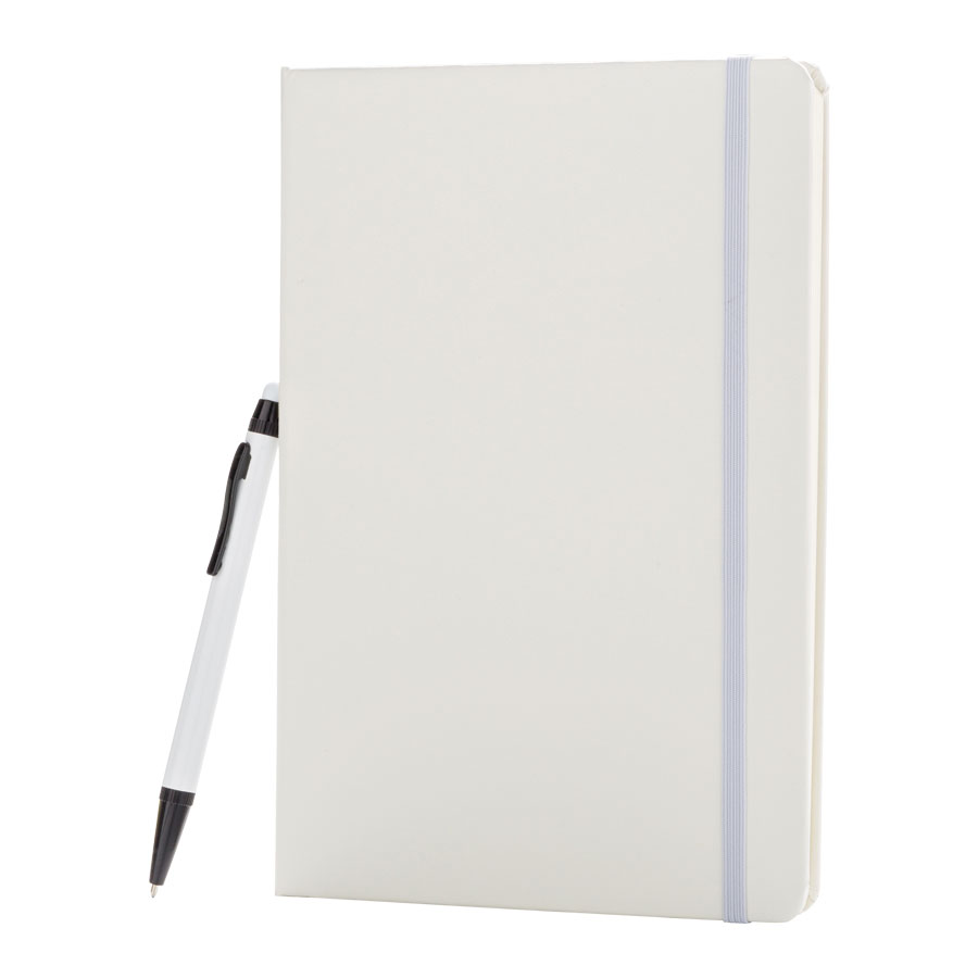 CARNET PUBLICITAIRE A5 LIGNE AVEC STYLO/STYLET 'BLANKA'