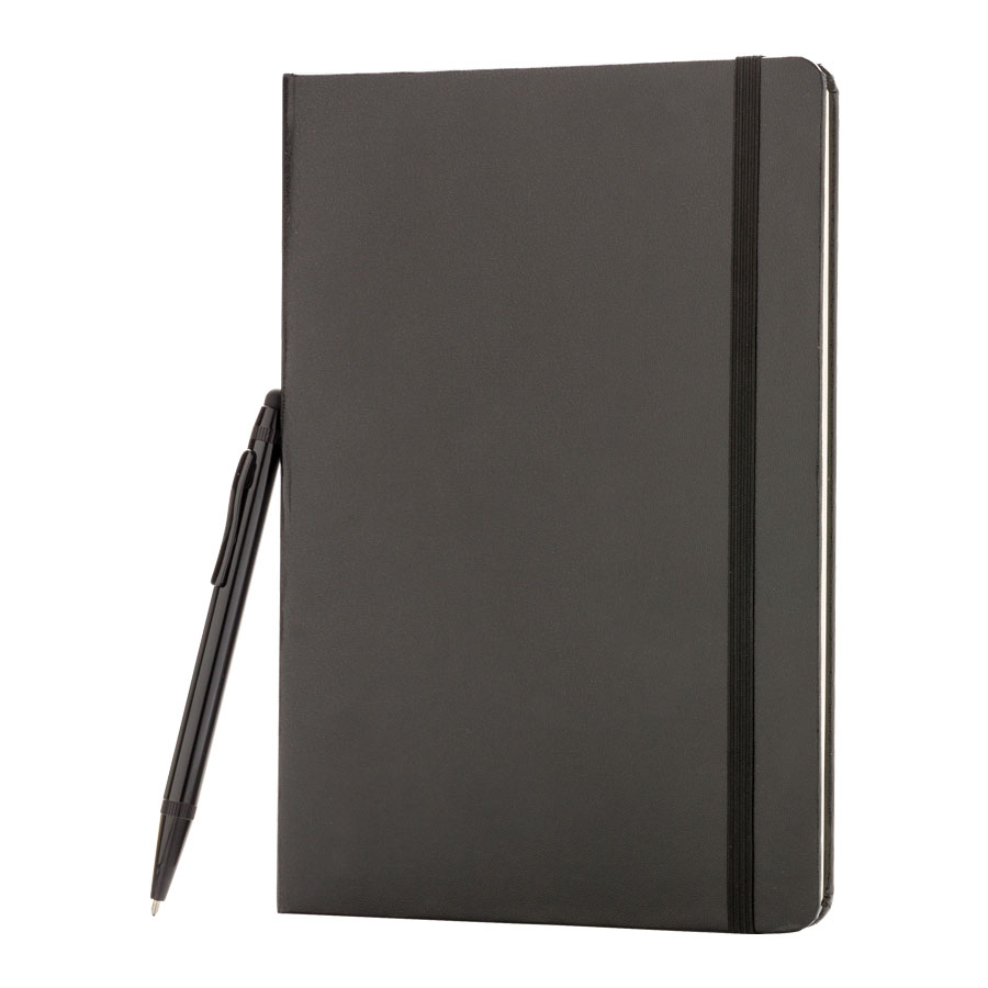 CARNET PUBLICITAIRE A5 LIGNE AVEC STYLO/STYLET 'BLANKA'