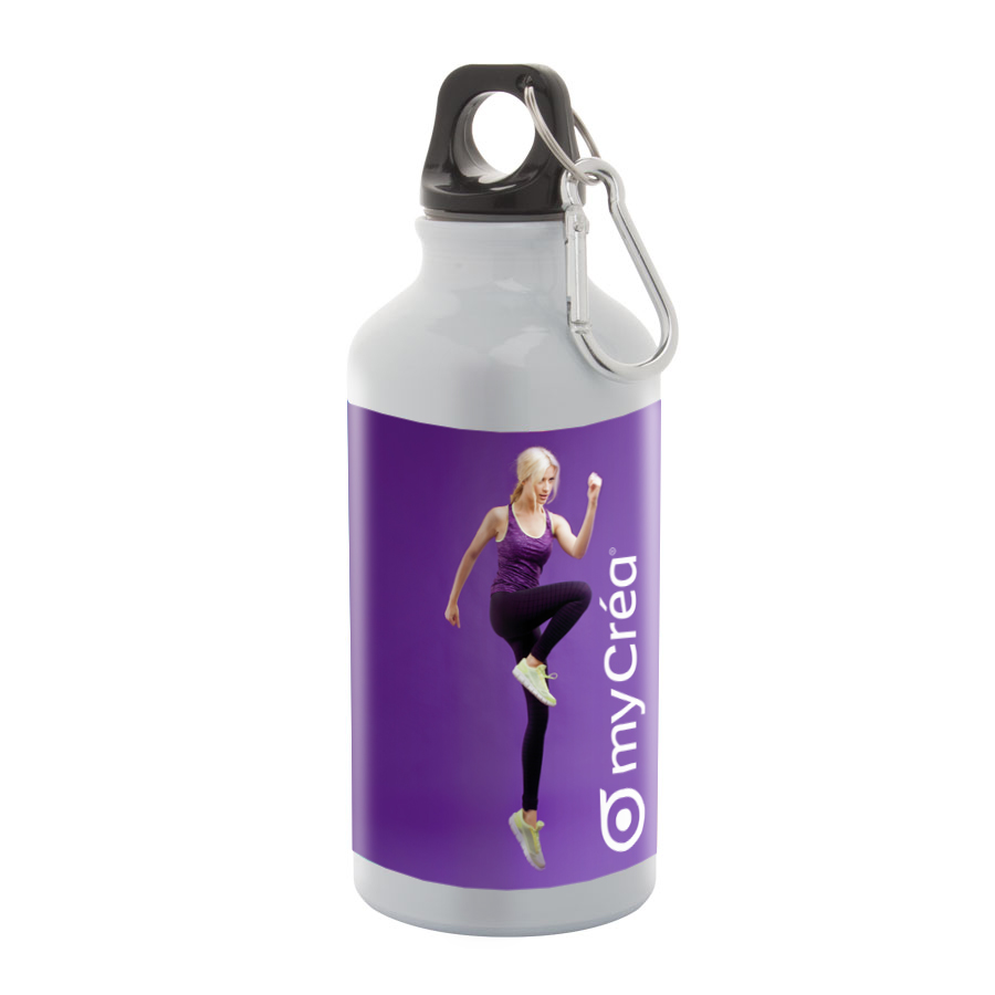 GOURDE EN METAL AVEC MOUSQUETON 'EVEREST' SUBLIMATION