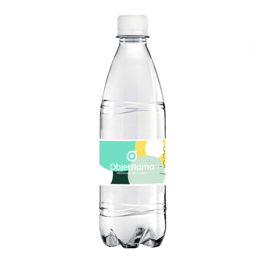 BOUTEILLE PERSONNALISABLE D'EAU MINERALE PETILLANTE CELTIC® 500ml