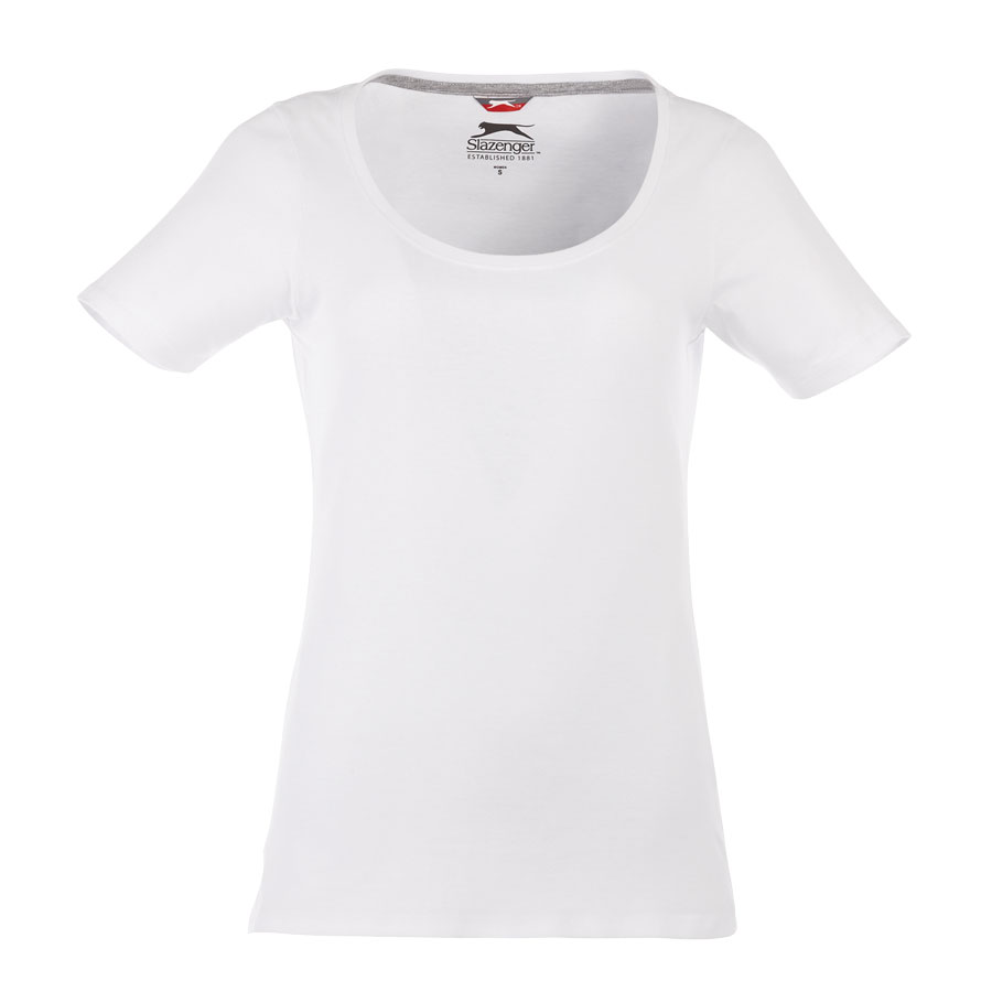 TEE-SHIRT FEMME COL LARGE SLAZENGER® 'BOSEY'