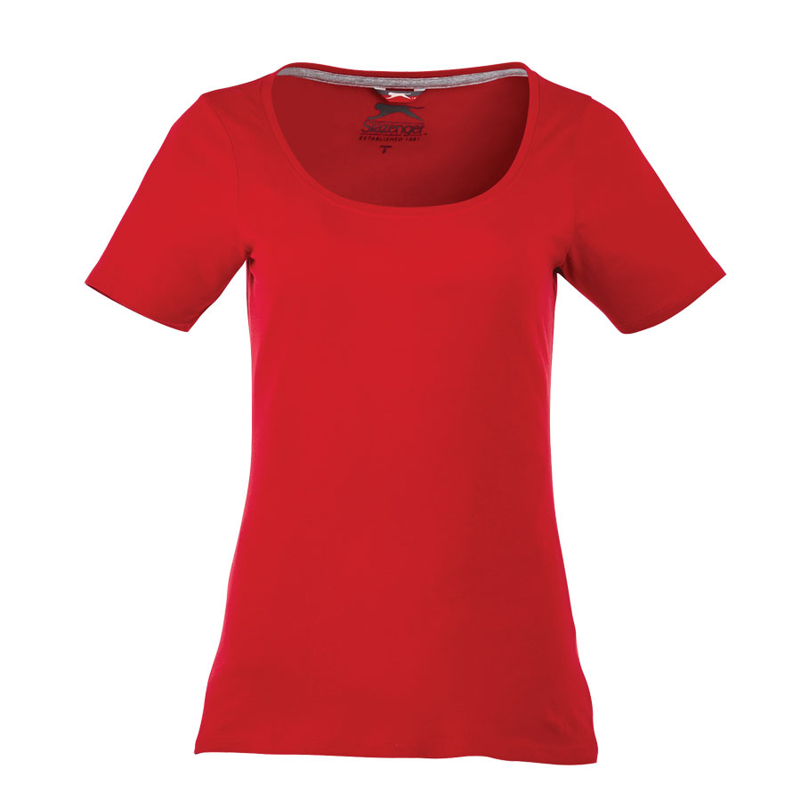TEE-SHIRT FEMME COL LARGE SLAZENGER® 'BOSEY'