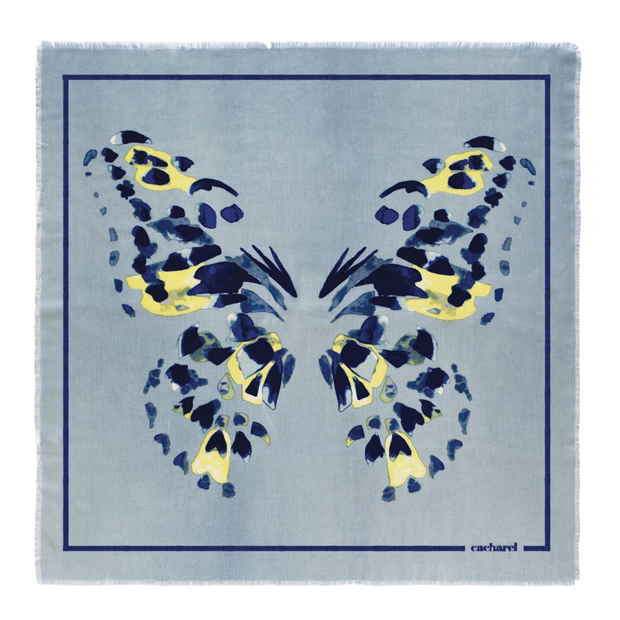 FOULARD EN LAINE CACHAREL® 'MADELEINE'