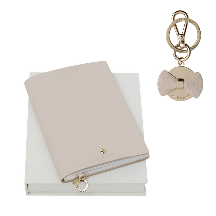 COFFRET CARNET ET PORTE-CLÉS CACHAREL® 'BEAUBOURG'