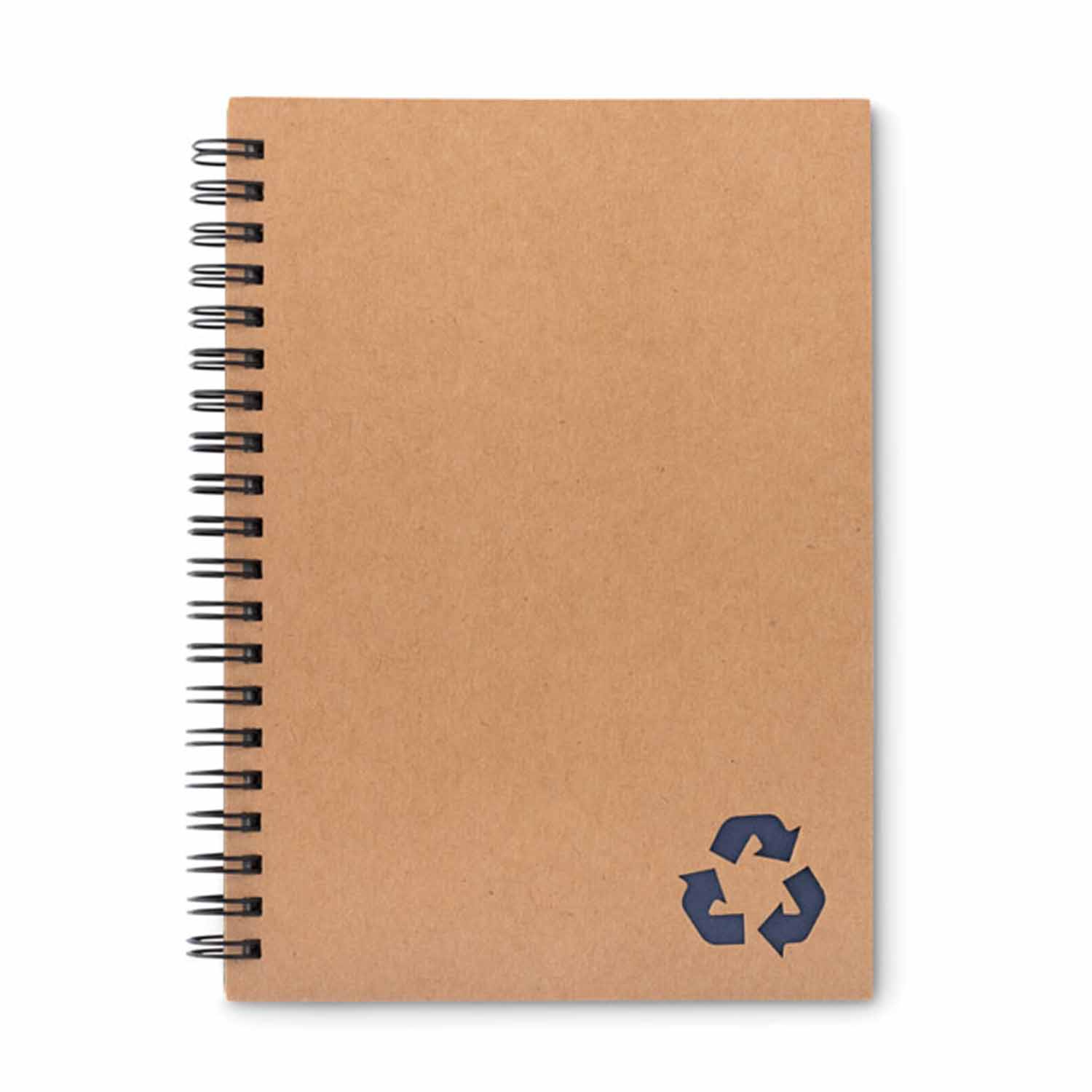 CARNET A SPIRALES EN PAPIER DE PIERRE PERSONNALISABLE 'PIETRA'