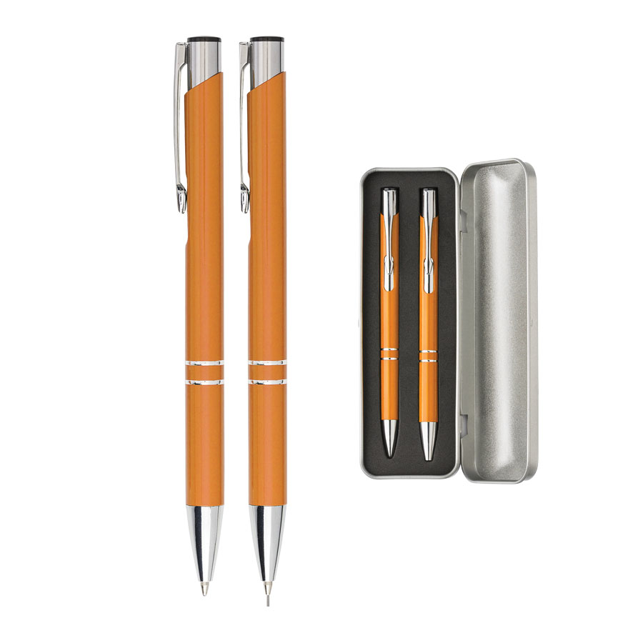 PARURE STYLO BILLE ET PORTE-MINES PUBLICITAIRE 'OLEG'