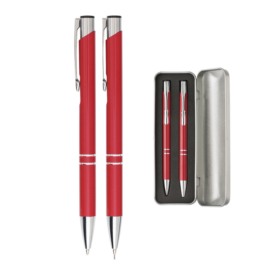 PARURE STYLO BILLE ET PORTE-MINES PUBLICITAIRE 'OLEG'