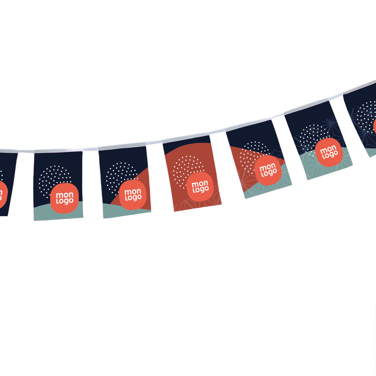 GUIRLANDE DE FANION PUBLICITAIRE 'FESTA'