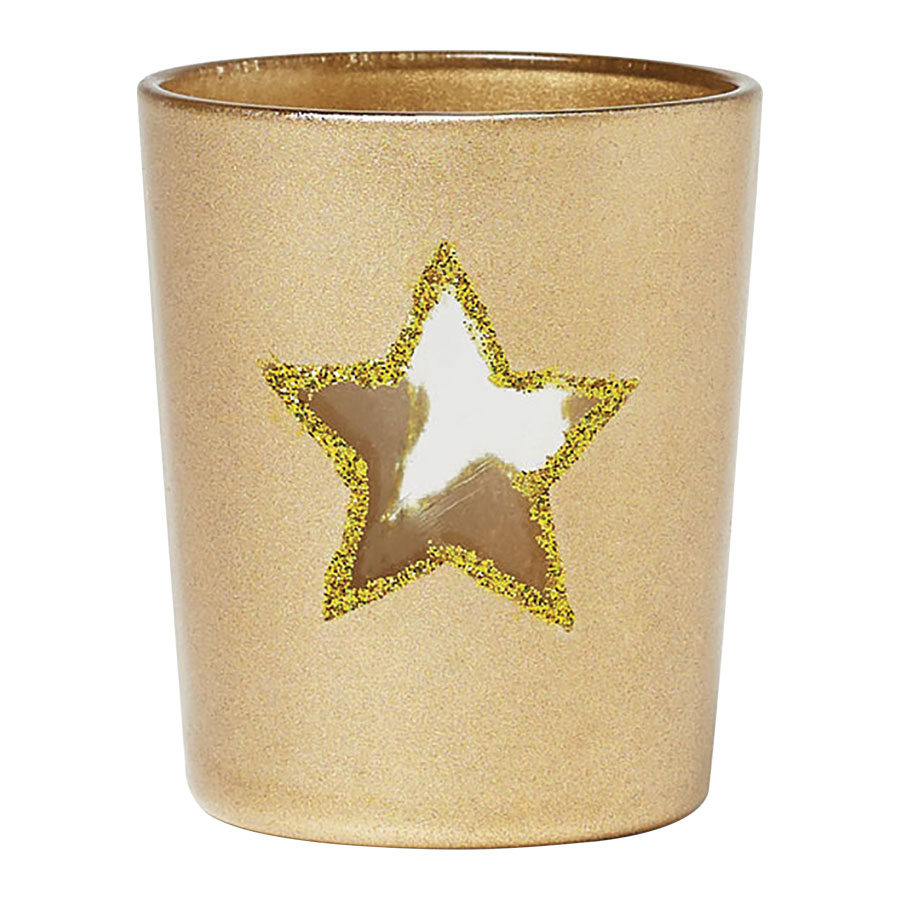 BOUGEOIR EN VERRE PERSONNALISABLE 'SHINNY'