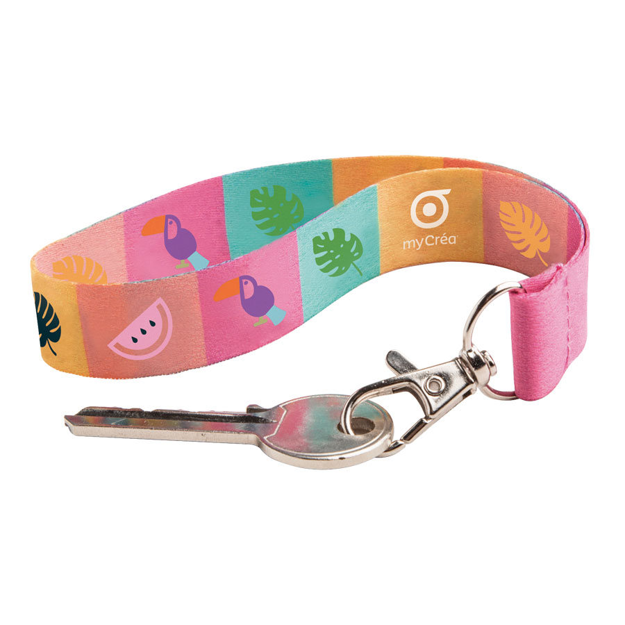 PORTE-CLÉS RUBAN PUBLICITAIRE 'PALOMA'