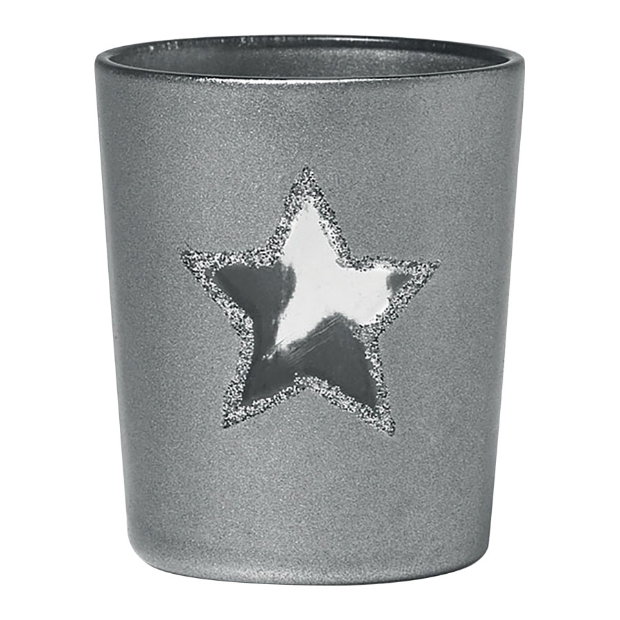 BOUGEOIR EN VERRE PERSONNALISABLE 'SHINNY'