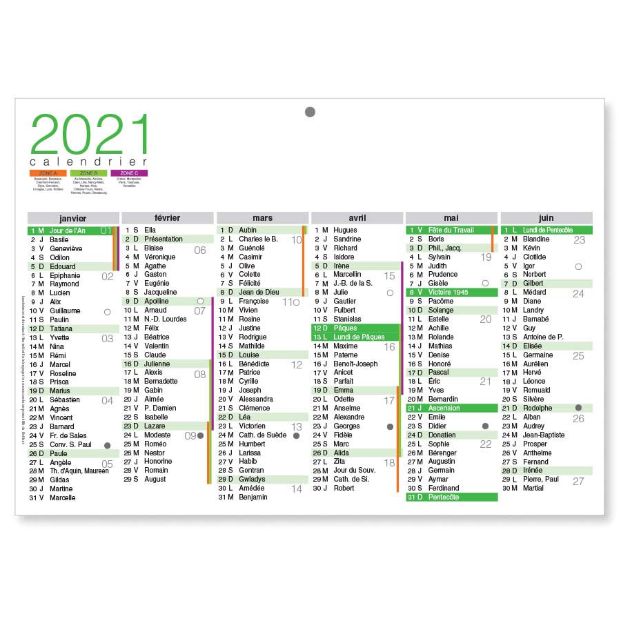 LOT DE 250CALENDRIERS DE BANQUE PUBLICITAIRES A4 'TORINO'