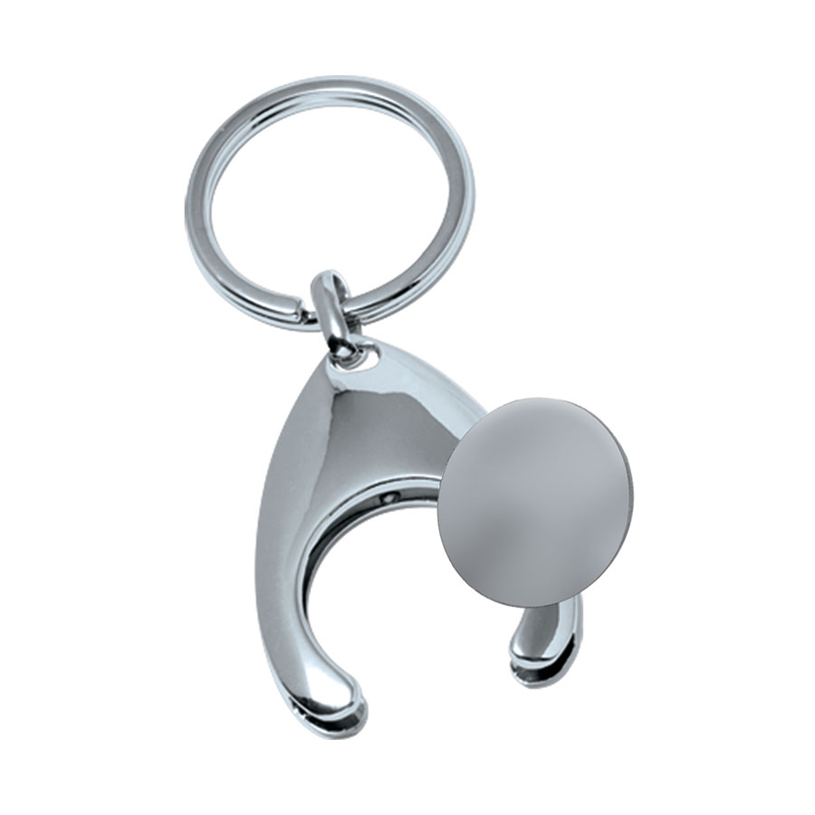 PORTE-CLÉS AVEC JETON 'EUROMÉTAL PLUS'