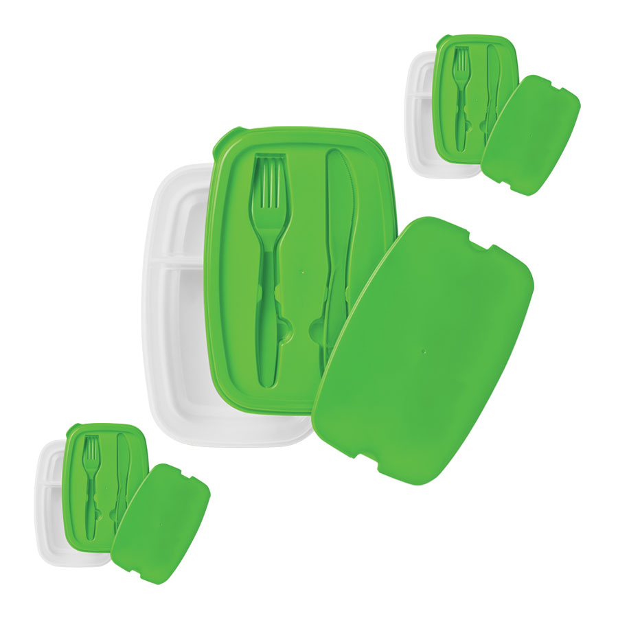 LOT DE 100 BOÎTES À REPAS 'BOXY'