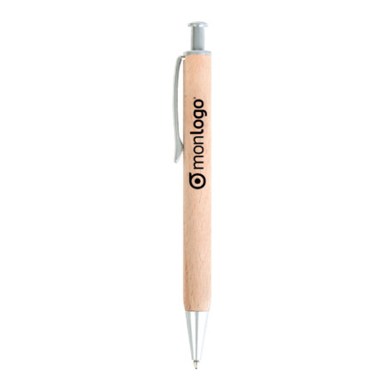 Stylo Publicitaire Bois Nature Goodies Personnalise Objetrama