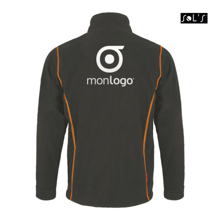 VESTE MICROPOLAIRE ZIPPEE HOMME 'NAVO' 200GR/M²