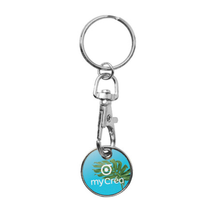 Porte Cles Jeton Avec Impression Personnalise Eurojeton Quadri Objetrama