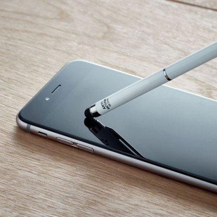 STYLO PUBLICITAIRE AVEC STYLET ANTIBACTERIEN 'STYLICLEAN'