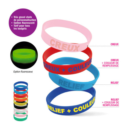Bracelet publicitaire clearance