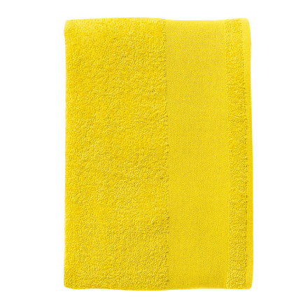 SERVIETTE DE BAIN PUBLICITAIRE 70X140 CM 'ISLAND' COULEUR - citron
